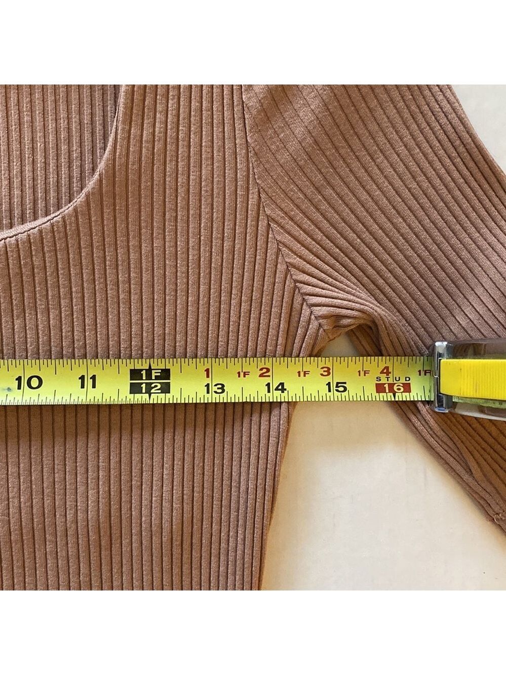 H&M Ribbed Tan Top - Picture 7 of 9